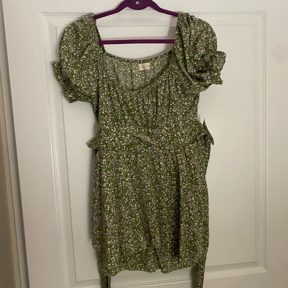 NWT ALTARD STATE green floral romper